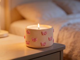 Molde silicona cuenco redondo con moños 